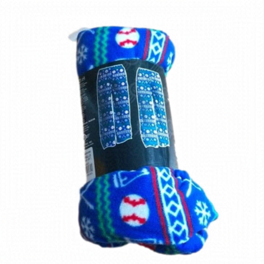 Baseballs Comfy Micro Polar PJ Bottoms